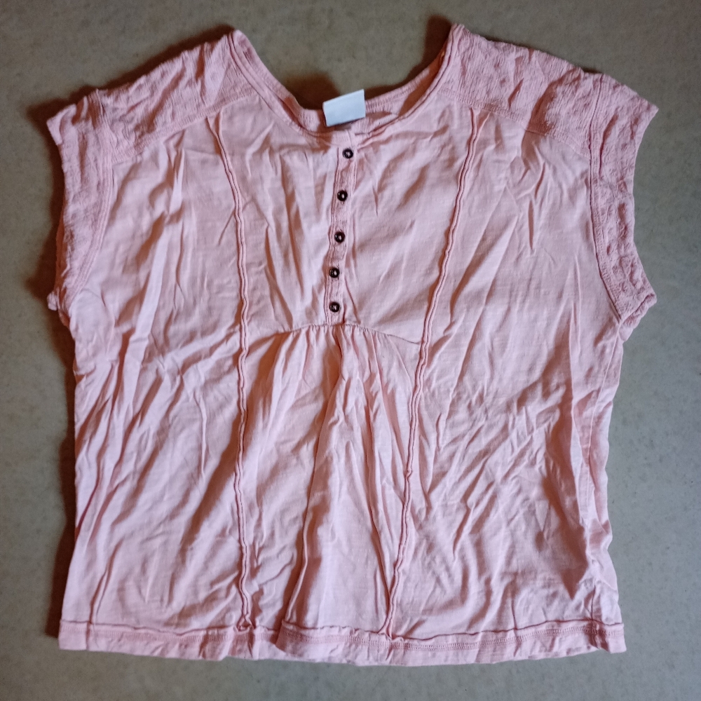 [Knox Rose] Blush Button-Front Women's Shorts